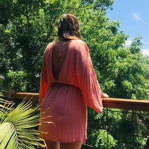 LuLu’s plunging neckline/backline mini dress